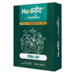 Herbved+ Fem-Up Tablets for Women | 100% Herbal | Natural | Vegetarian | 60 Tablets